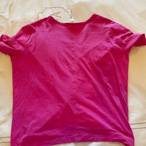 sonic pink crescent tee